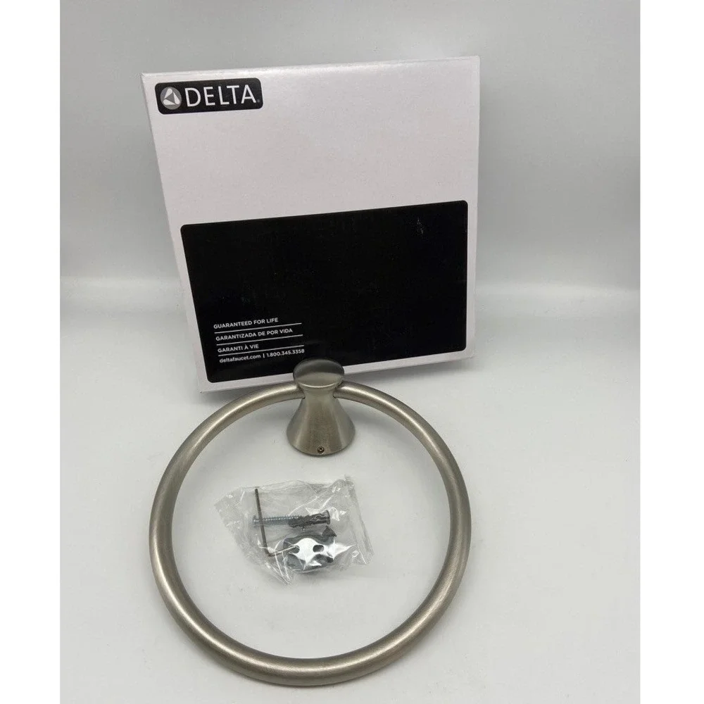 Delta Lahara Towel Ring Brilliance‎ Stainless 73846-SS Bathroom Hardware